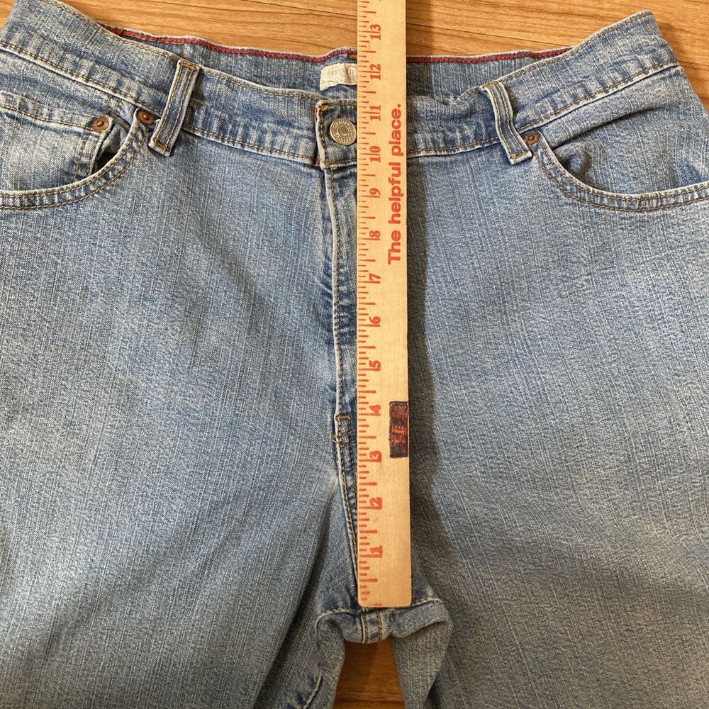 Levis Womens 14M Blue 550 Relaxed Tapered Leg Denim Jeans Mom Retro Classic 90s - Picture 5 of 9